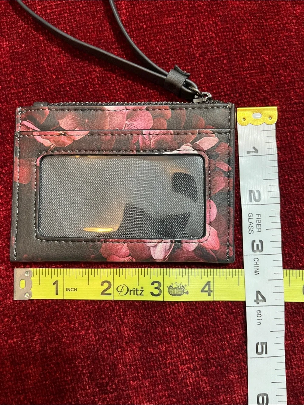 Simply Vera Vera Wang Black Floral Crossbody / Clutch + Wristlet Set | NWOT